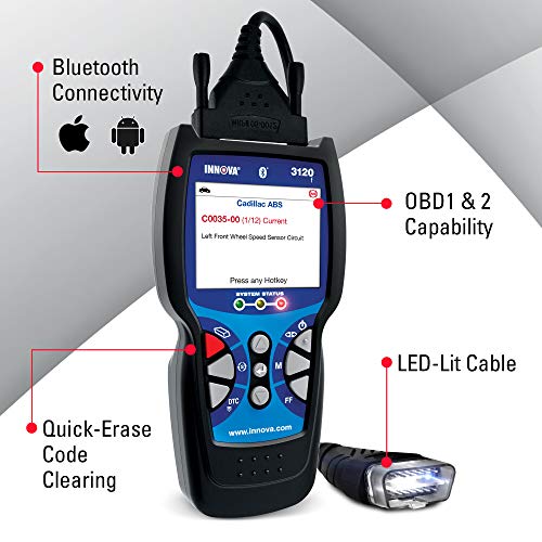 3120 Innova 3120 Diagnostic Scan Tool//Code Reader For Obd1 And Obd2 Vehicles