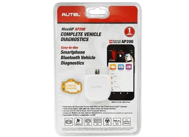 Autel AP200 Maxiap Bluetooth OBD2 Scanner