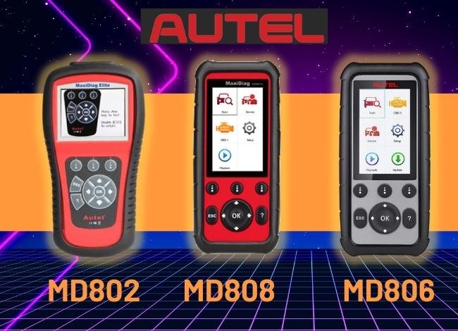 Autel MD802 vs MD808 vs MD806 Scanner