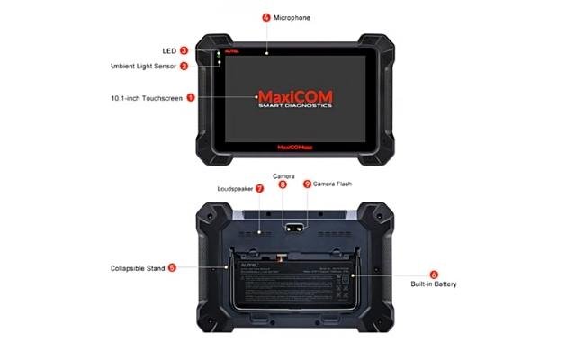 Autel MaxiCOM MK908P OBD2 Scanner Review