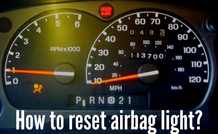 resetting airbag light