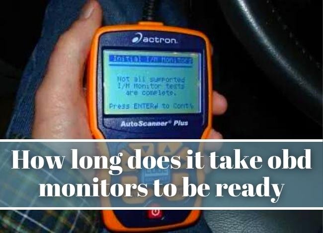 What are the reasons for OBD2 monitors not ready