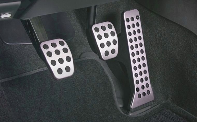 how to depress brake pedal